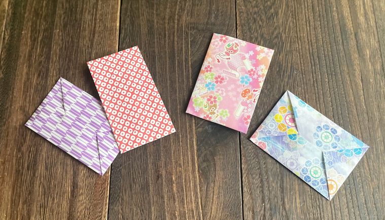 折り紙で作ったポチ袋