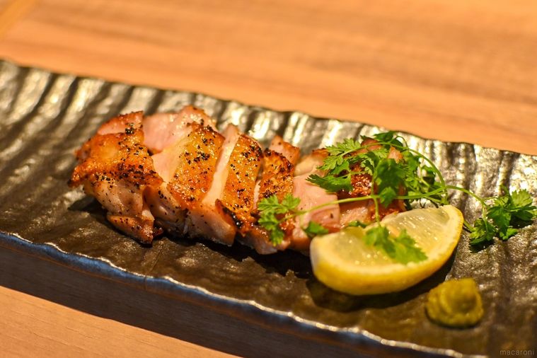 名古屋コーチンの炭火焼