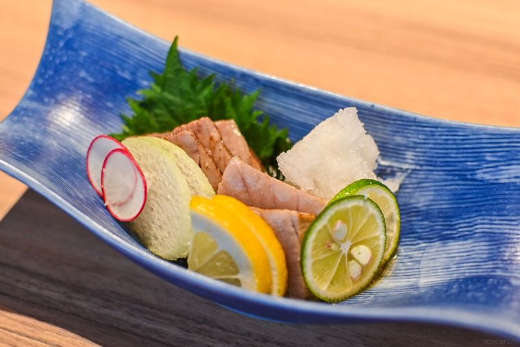 本まぐろ炙りのアップ