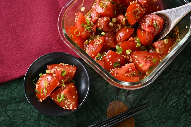 2.韓国風トマトの旨辛漬け