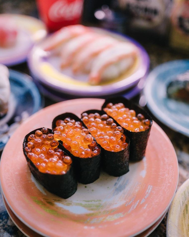 回転寿司トロピカルのいくら