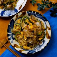 作り方 ゴーヤチャンプルー風焼きそば