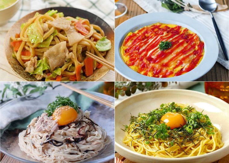 簡単ご飯レシピのコラージュ画像