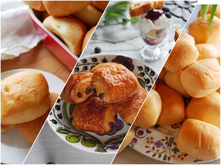 コストコのベーカリーコーナーTOP3のコラージュ