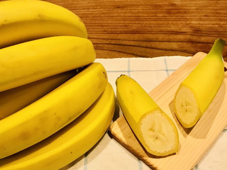 カットしたファーマインオーガニックバナナ