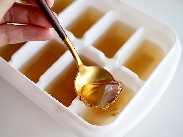 麦茶ゼリーの作り方