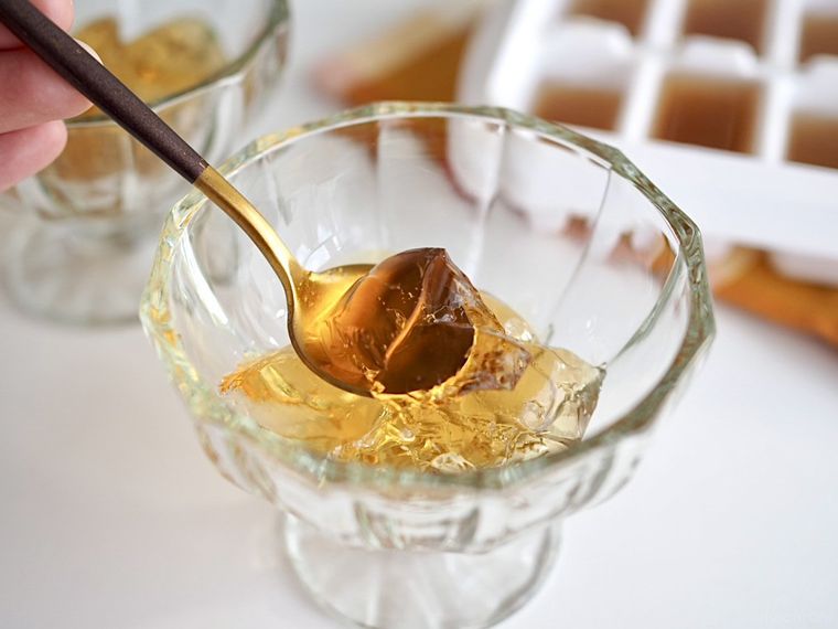 麦茶ゼリーの作り方