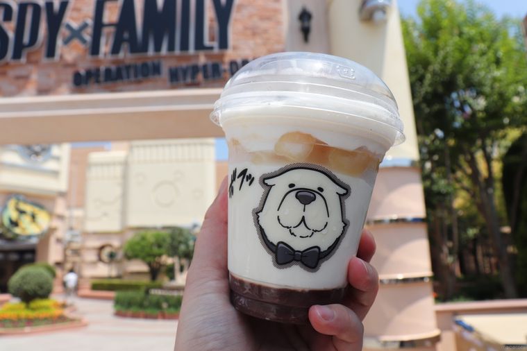 ボンドのアイスサンデー バニラチョコを持っている様子