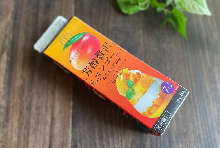 業務スーパー芳醇贅沢マンゴーのパッケージ写真