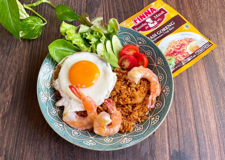 業務スーパーのナシゴレンの素で作ったナシゴレン