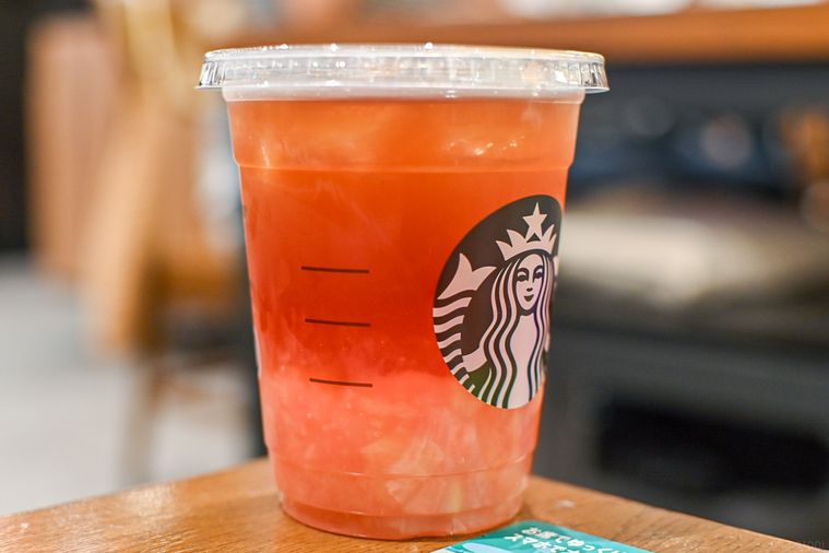 ドリンクの中身のアップ