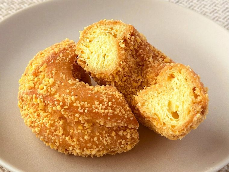 ニューホームカット バタークランチの断面