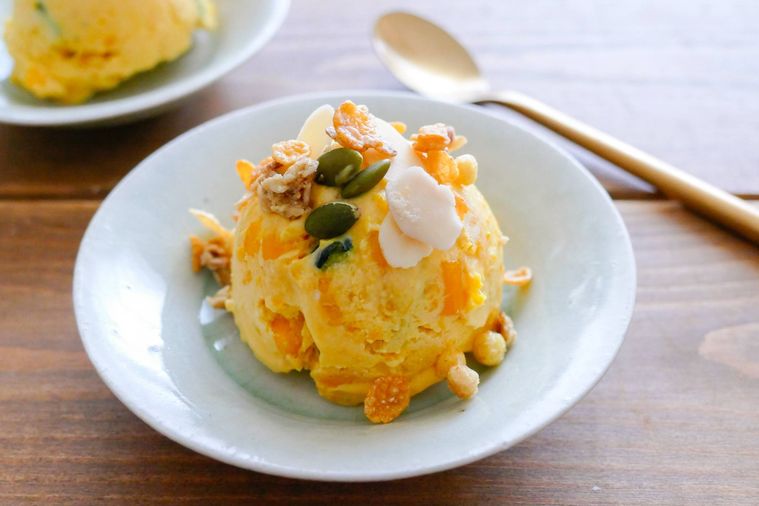 かぼちゃアイスクリームアレンジ