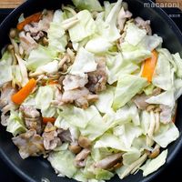 作り方 豚バラキャベツとしめじのオイスター炒め