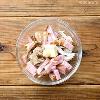 作り方 舞茸とベーコンのガリバタ醤油