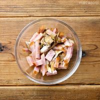 作り方 舞茸とベーコンのガリバタ醤油