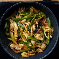 作り方 豚こまとピーマンのポークチャップ