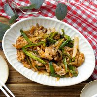 作り方 豚こまとピーマンのポークチャップ