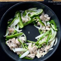 作り方 豚こまとピーマンのポークチャップ