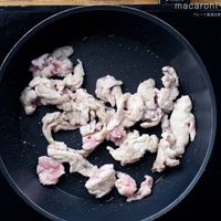 作り方 豚こまとピーマンのポークチャップ