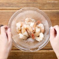 作り方 エビとブロッコリーの中華卵炒め