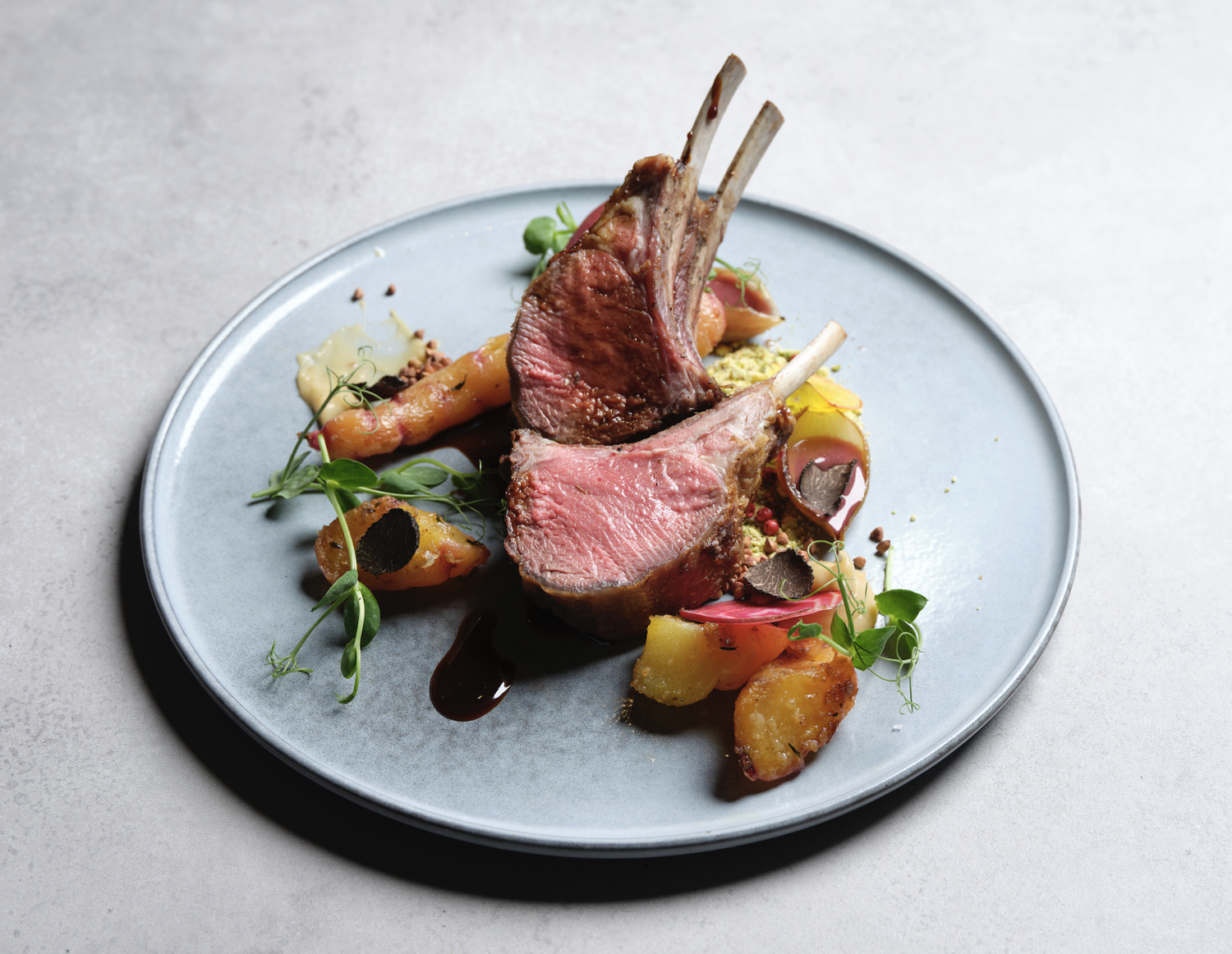 ラム肉の皿盛り