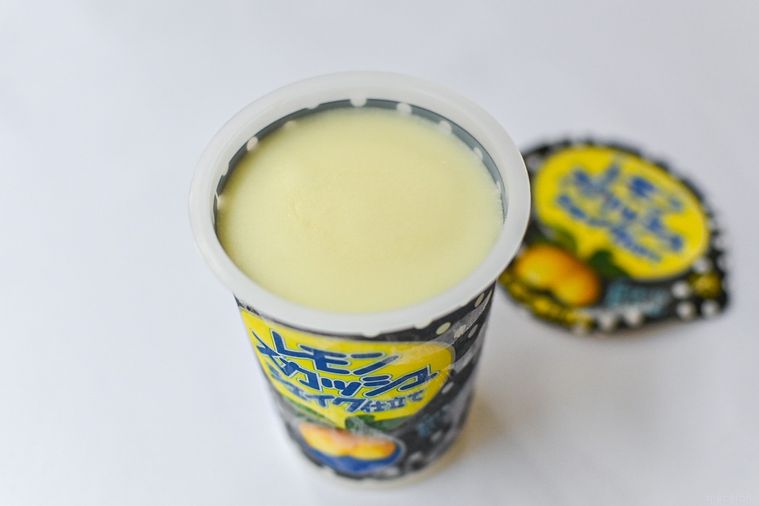 アイスの中身のアップ