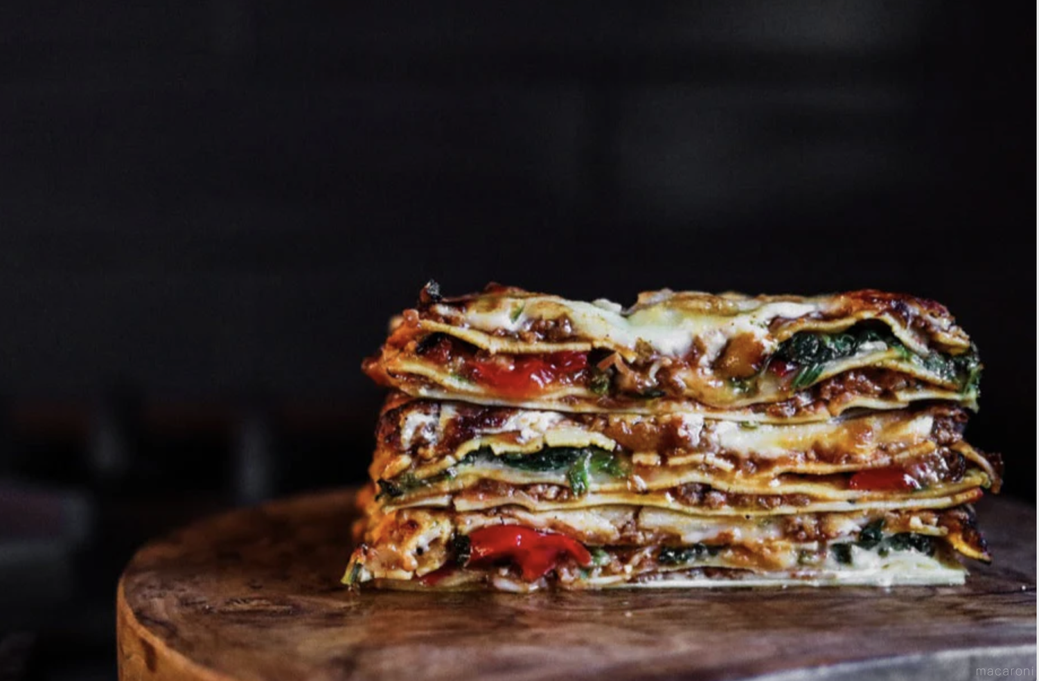 パスタソースキッチンの生ハムとチーズのラザーニャ