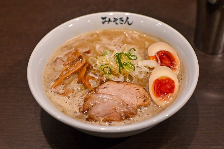 ラーメンのアップ