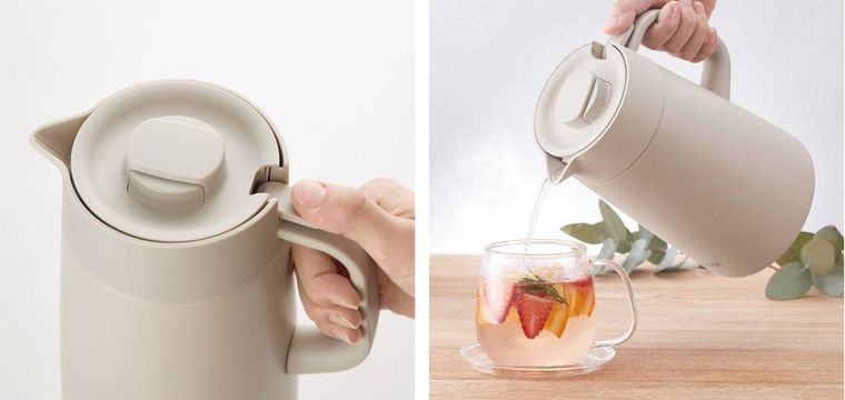 ワンタッチふたプッシュレバーで抜群の操作性3