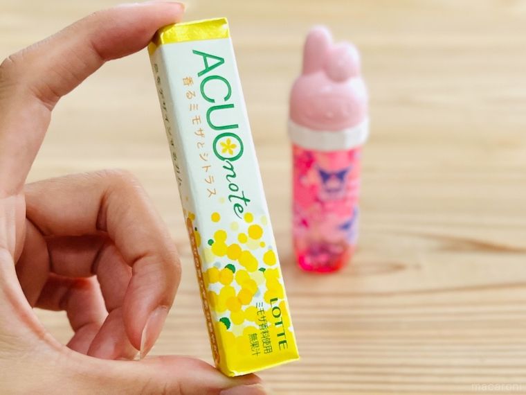 ガムとダイソーの綿棒ケース マイメロクロミ