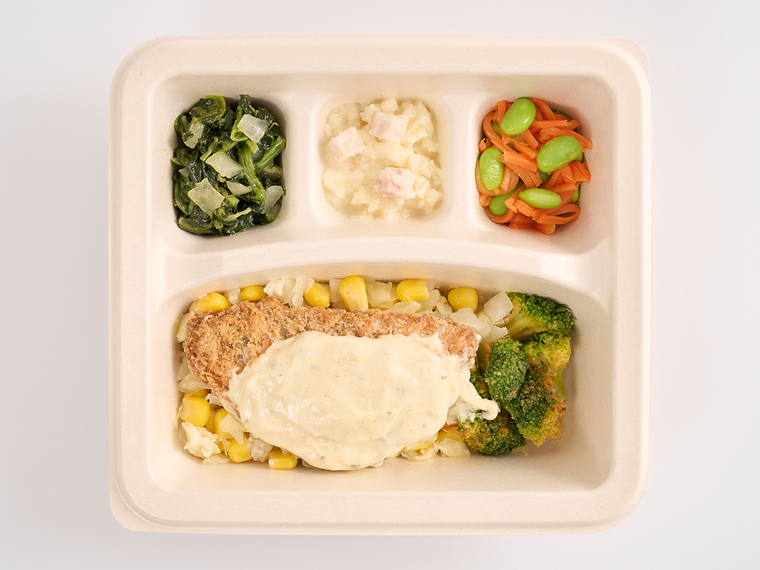 カレータルタルアジフライ