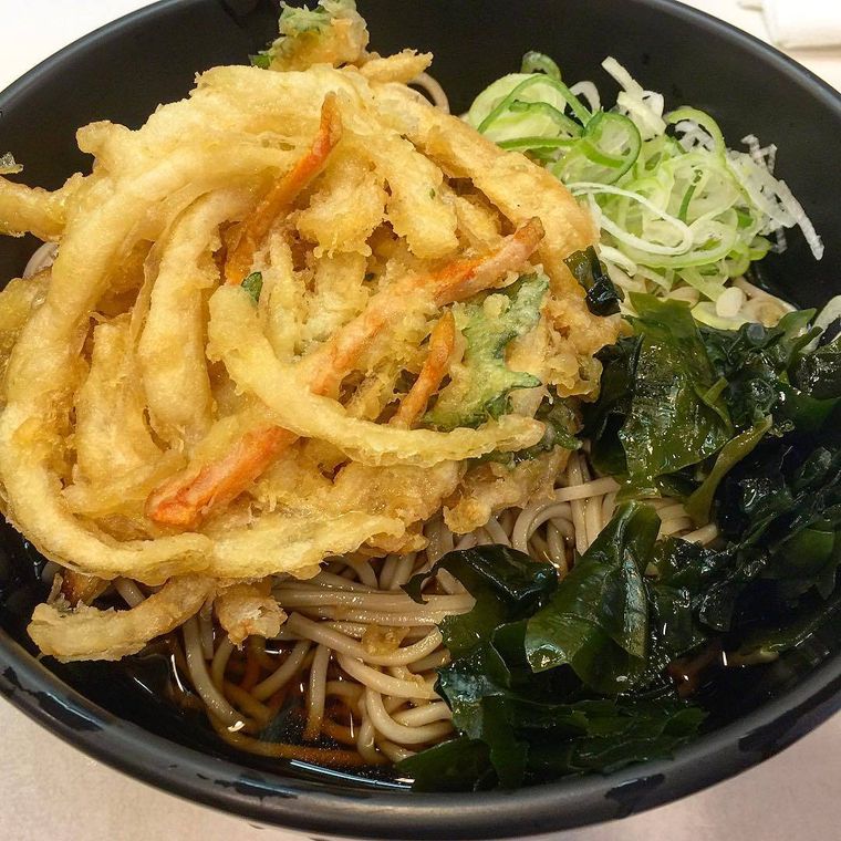 かき揚げそば