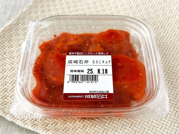 成城石井 たらこキムチ 100gのパッケージ