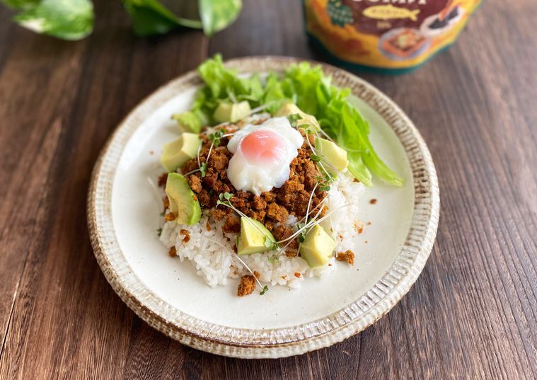 サバカリーのドライカレー風アレンジ