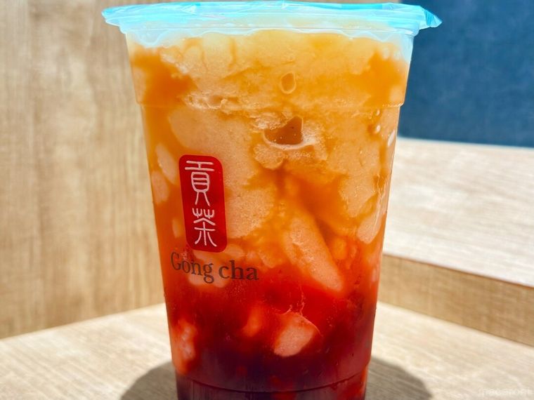 カップにはいったざくろストロベリー アールグレイ ジェラッティー