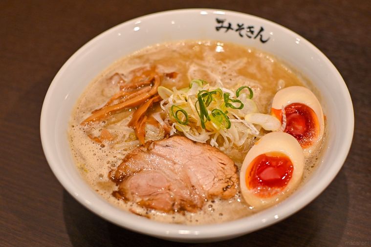 ラーメンのアップ