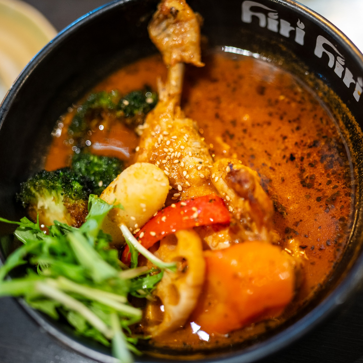 ヒリヒリのホロホロチキンカリー