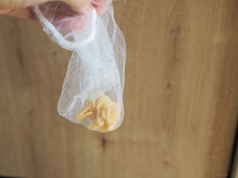 水切りネットと食べこぼし