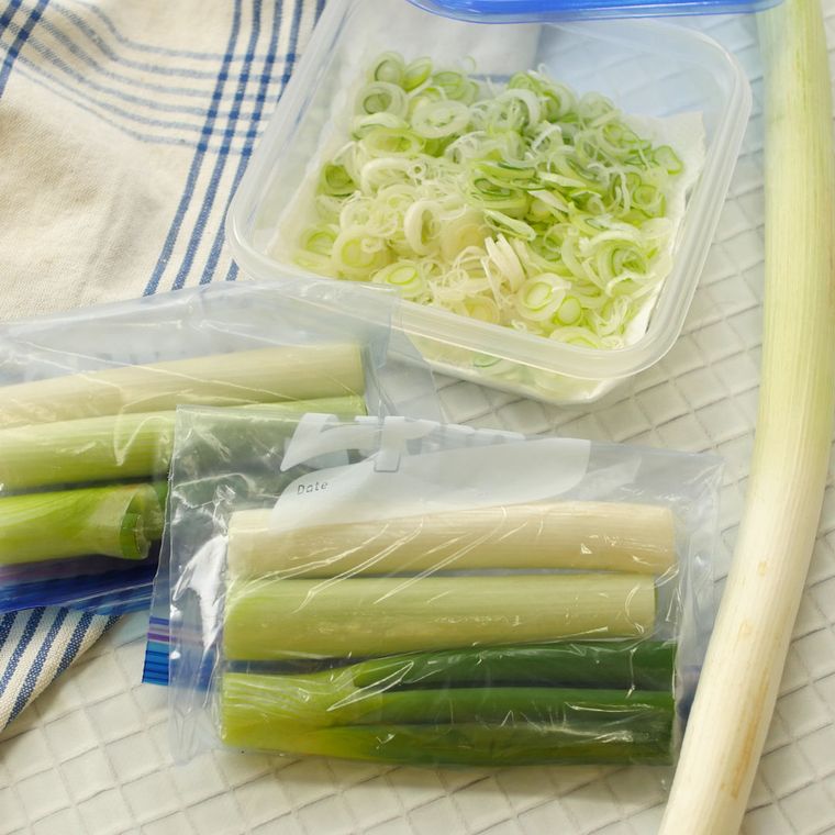 長ねぎの保存方法冷蔵保存・冷凍保存