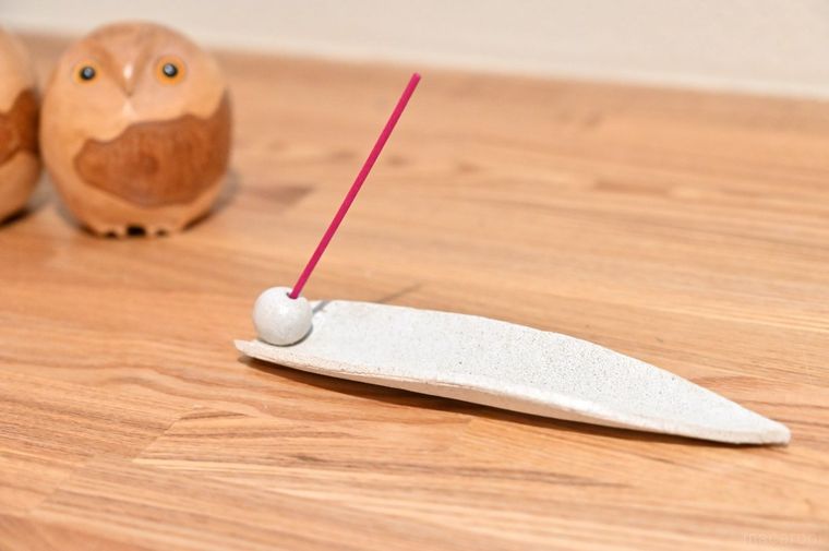 オーブンねんどで作ったお香立て