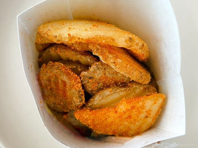 パッケージにはいった北海道ウェーブポテト コンソメWパンチ