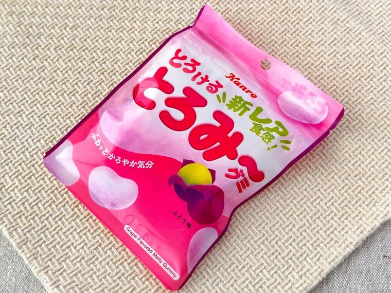 とろみグミぶどう味のパッケージ