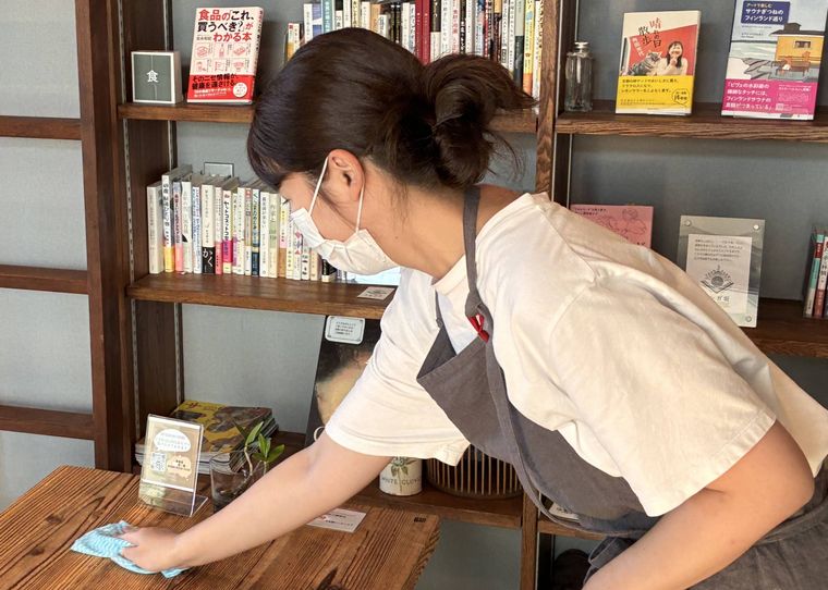 バッシングをする早川さん