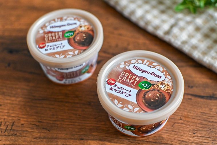 アイスのパッケージのアップ