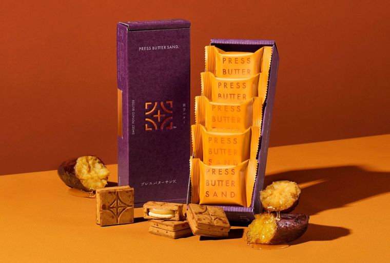 秋の新作バターサンド蜜芋バターが登場