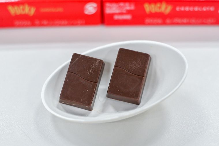 チョコレートのアップ