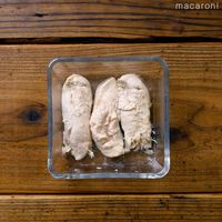 作り方 ささみとなすのめんつゆポン酢和え