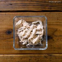 作り方 ささみとなすのめんつゆポン酢和え