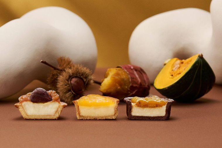 秋の味覚を楽しむチーズタルトが登場2